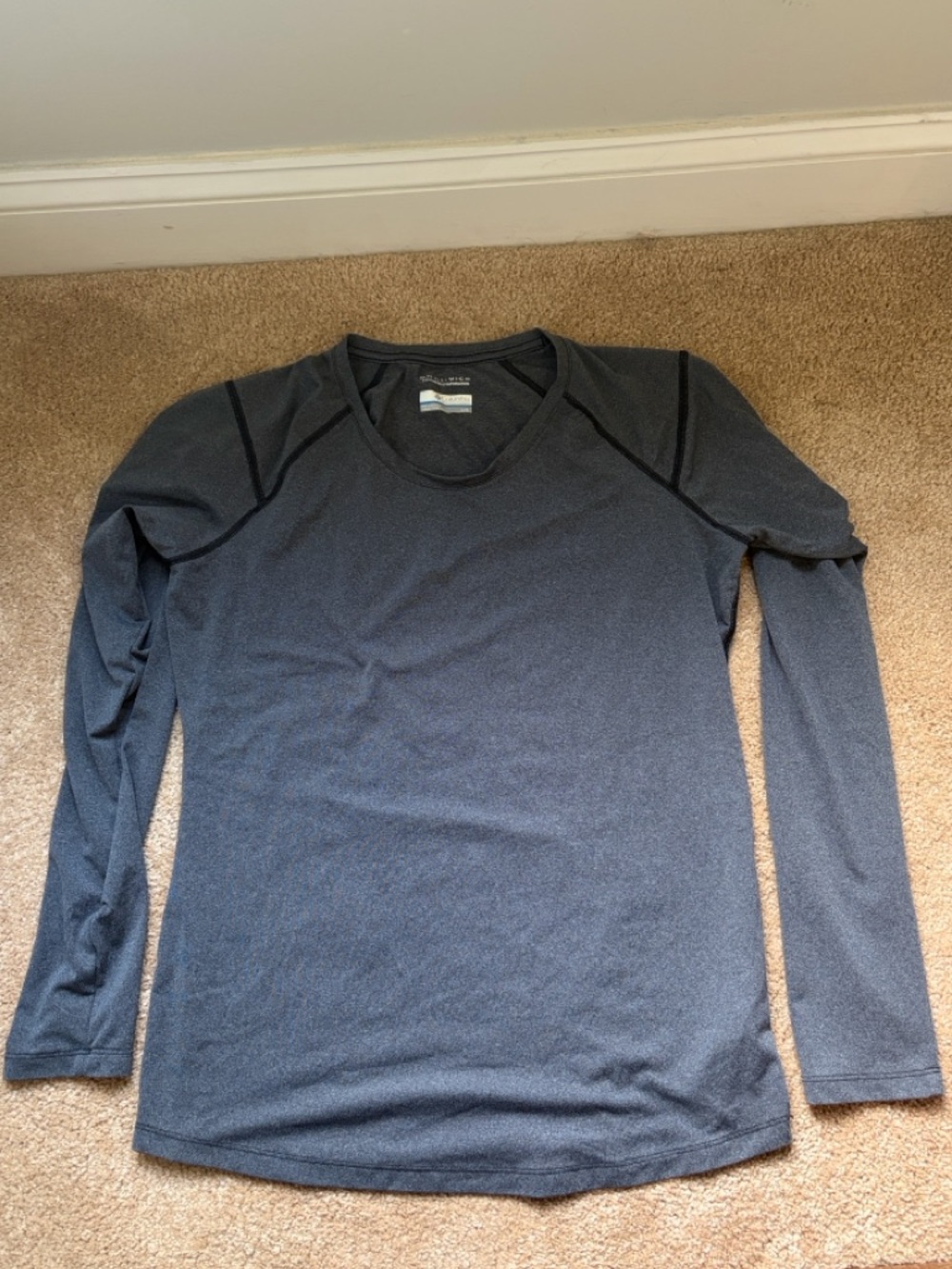 Men's Long Sleeve Performance Shirt - Dark Gray